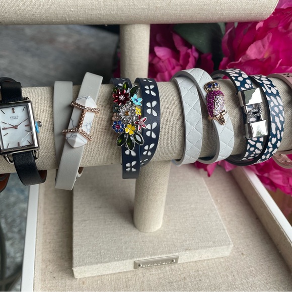 Keep Collective Stella & Dot Double Leather Band with Charm - Picture 4 of 4